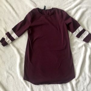 T shirt dress- Maroon- worn 2-3 times